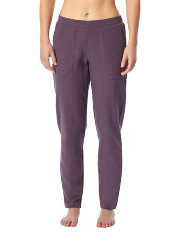 Schiesser Damen Schlafhose lang Baumwolle-Mix + Relax Pyjamaunterteil, Malve_182064, 42 im Sale